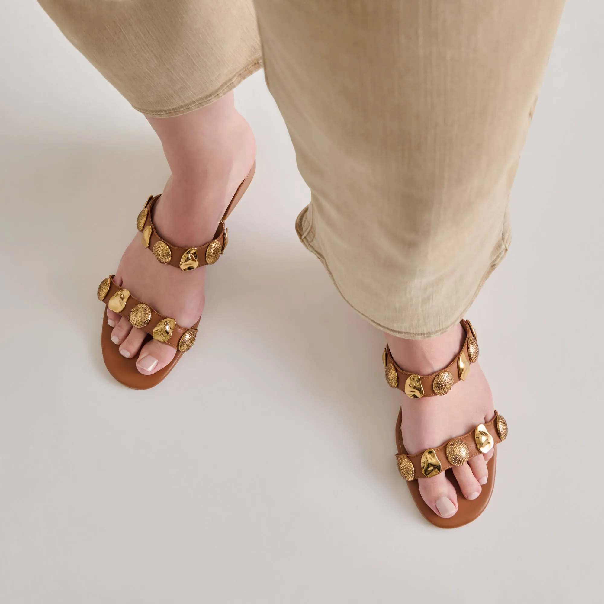 FARROW SANDALEN SATTELEDELEDER