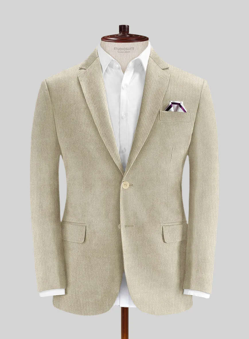 Rehbraune Cordjacke