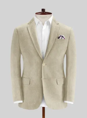 Rehbraune Cordjacke