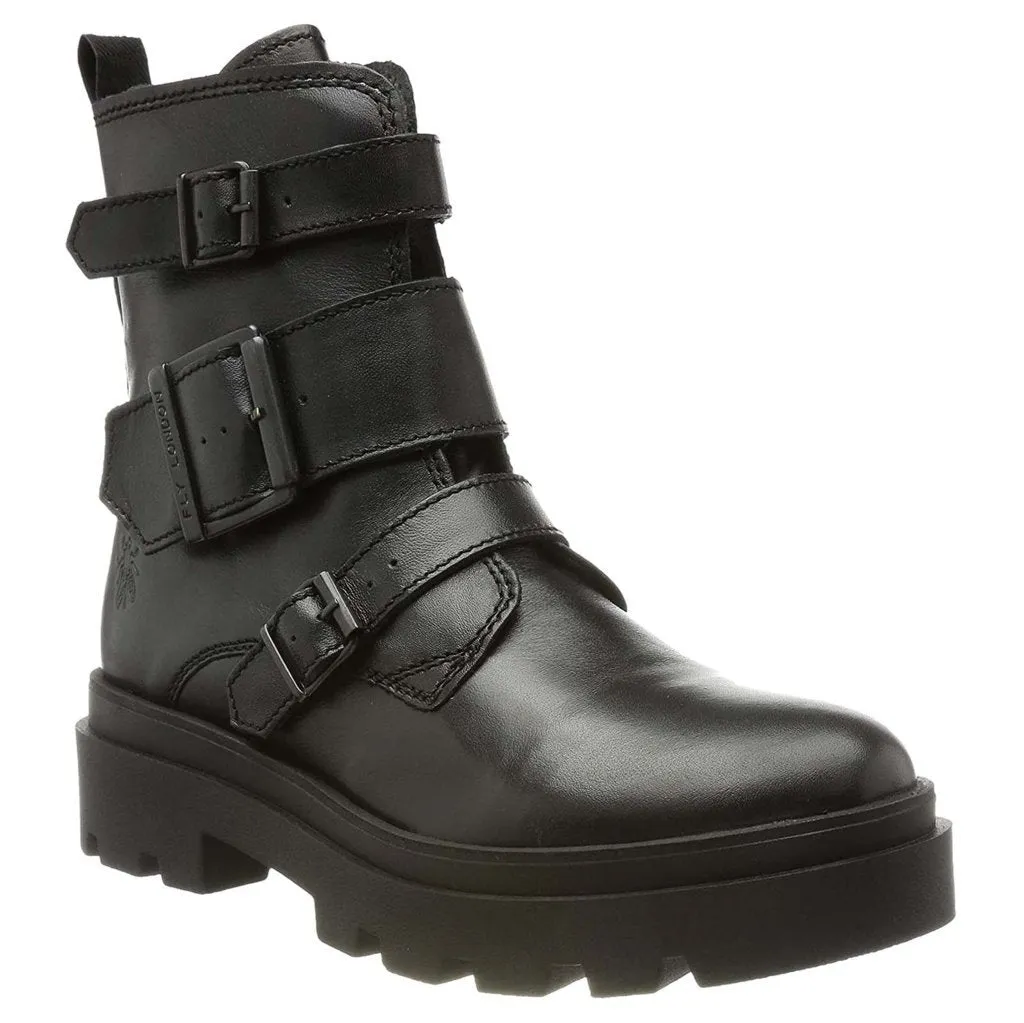 Fly London Jeda817Fly Leder Stiefeletten für Damen mit Schnalle