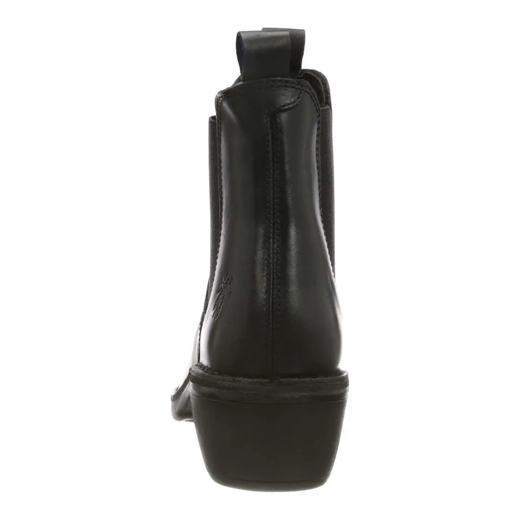 Fly London Meme030Fly Teppich Leder Chelsea-Stiefel für Damen