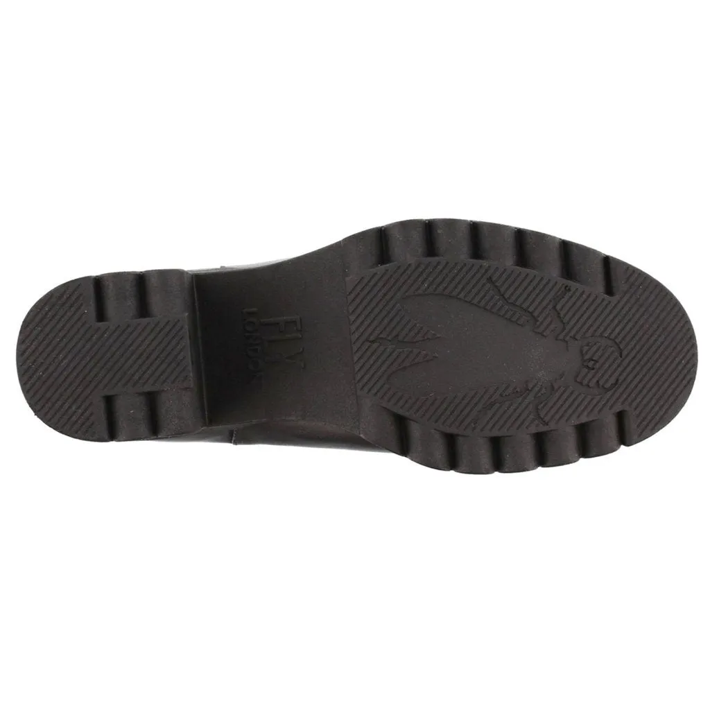 Fly London Tope520Fly Leder Chelsea-Stiefel mit Blockabsatz für Damen