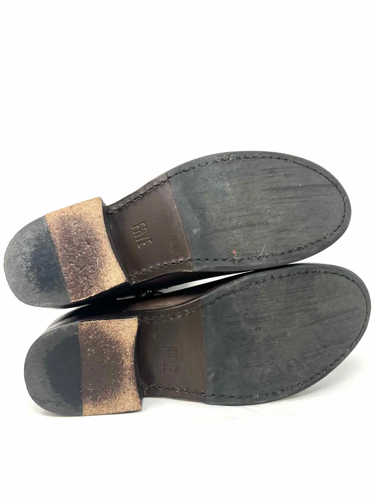 Frye Größe 6,5 Braune Schnallen Lederstiefel