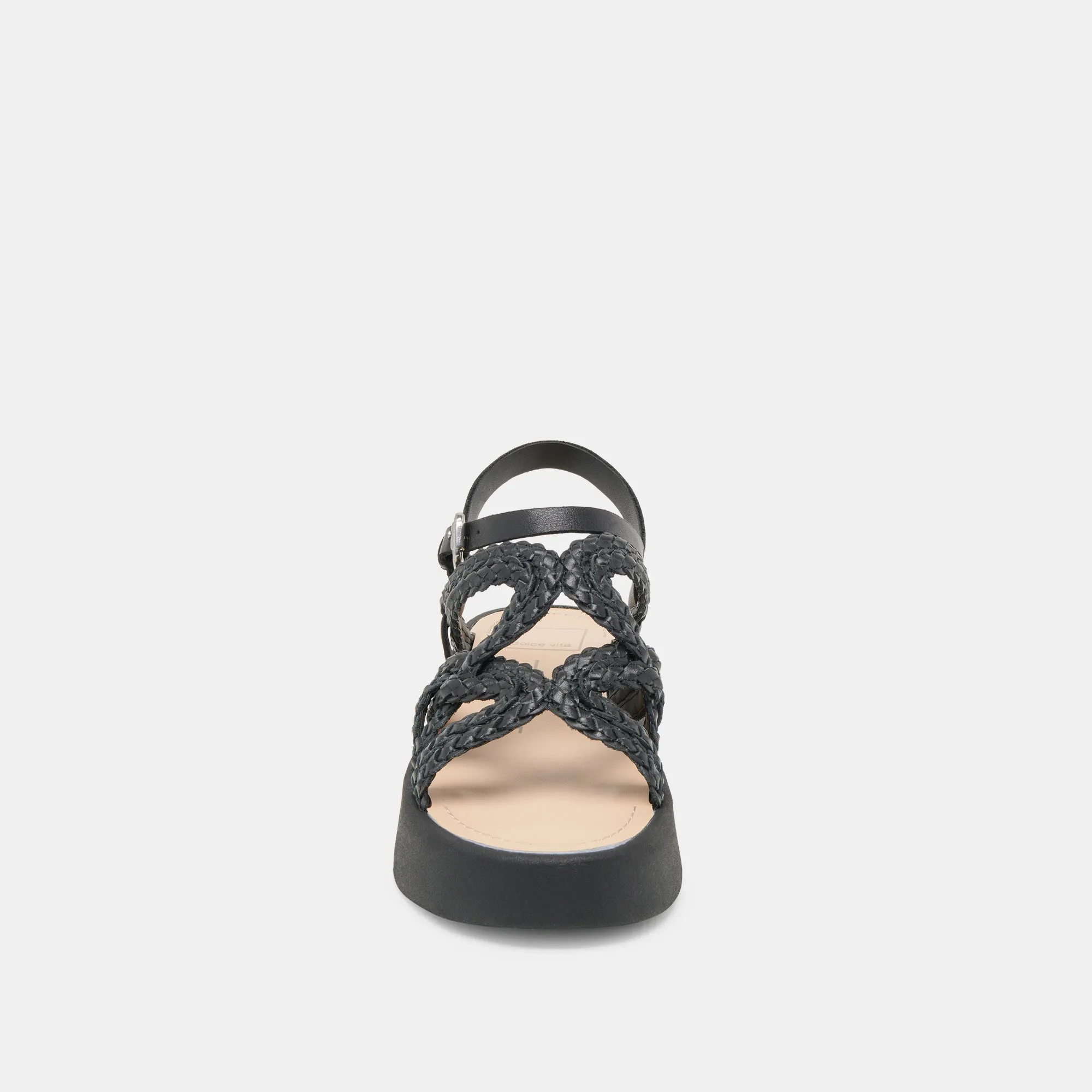 GATSBY SANDALETTEN AUS SCHWARZEM LEDER