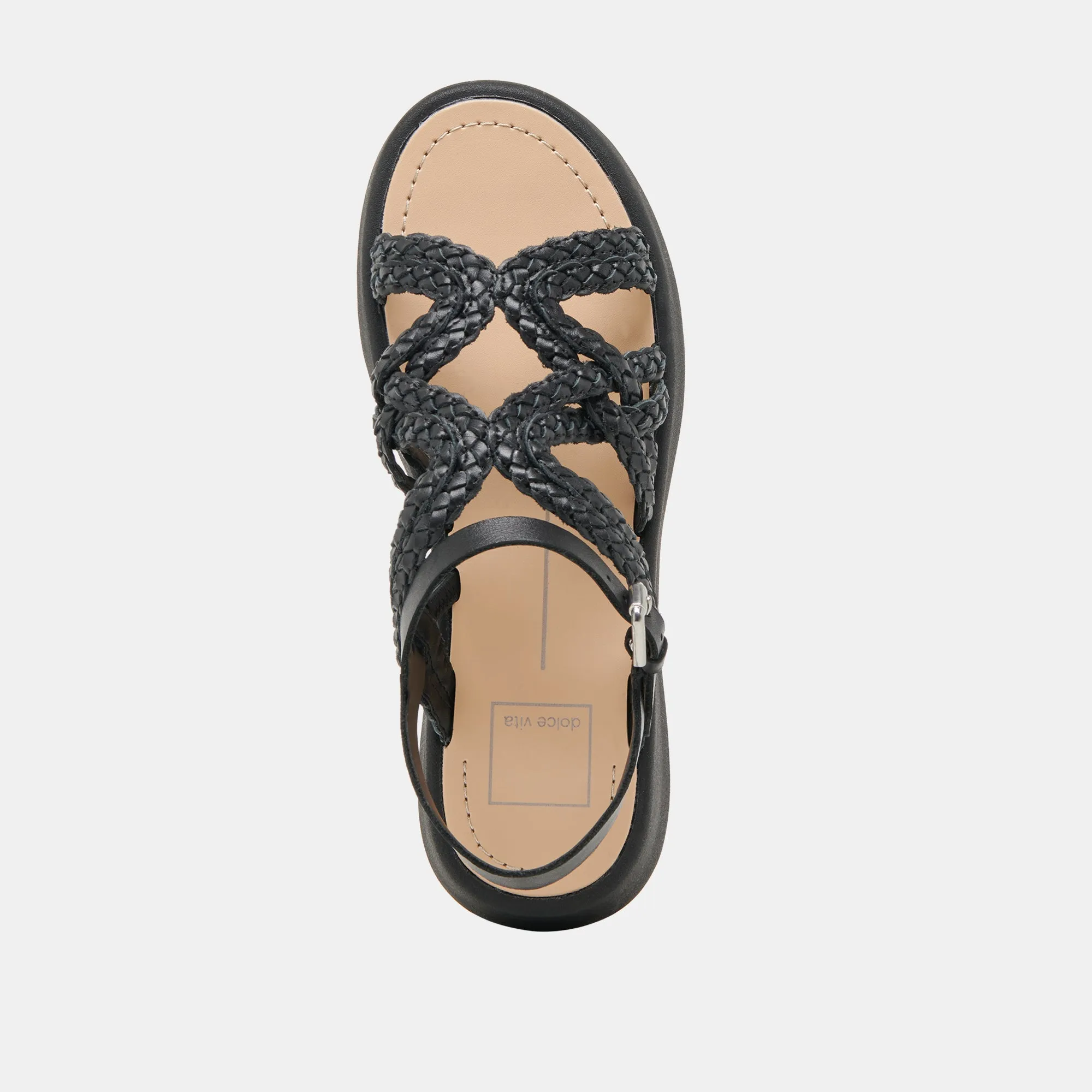 GATSBY SANDALETTEN AUS SCHWARZEM LEDER