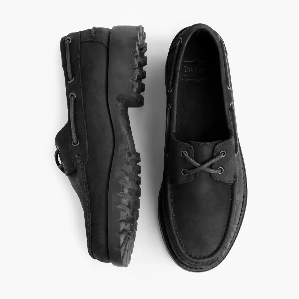 Handgenähter Loafer | Matt Schwarz