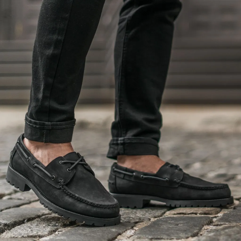Handgenähter Loafer | Matt Schwarz