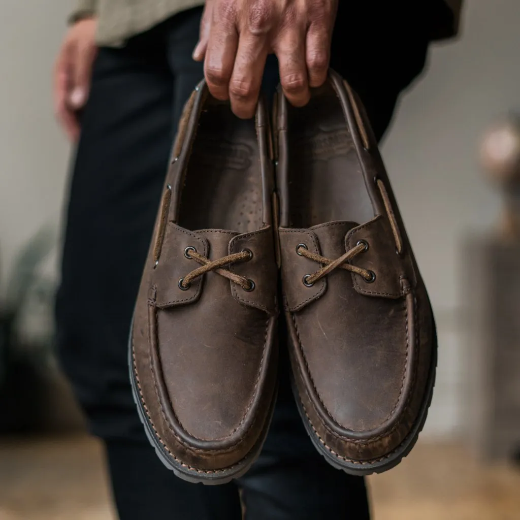 Handgenähter Loafer | Tabak