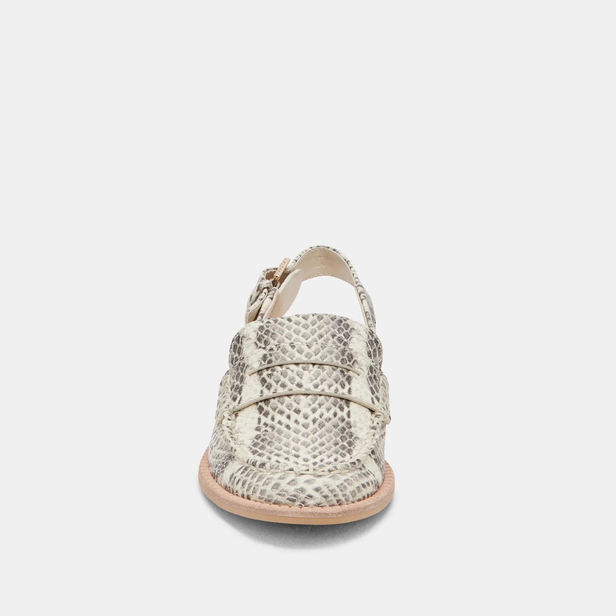 HARDI LOAFERS GRAU WEIßE SCHLANGE GEPRÄGT