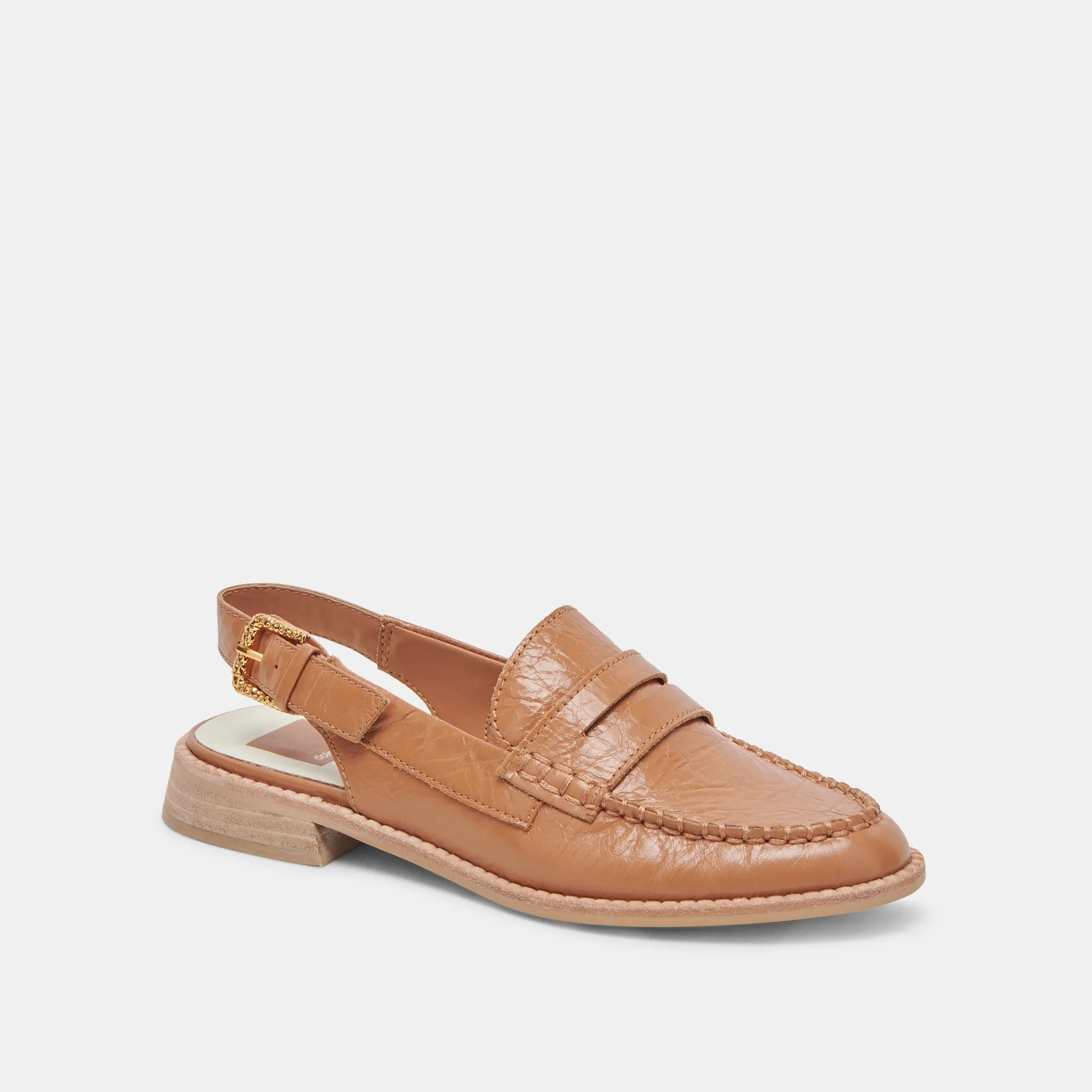 HARDI LOAFERS BRAUN KRÄUSELNDES GLANZLEDER