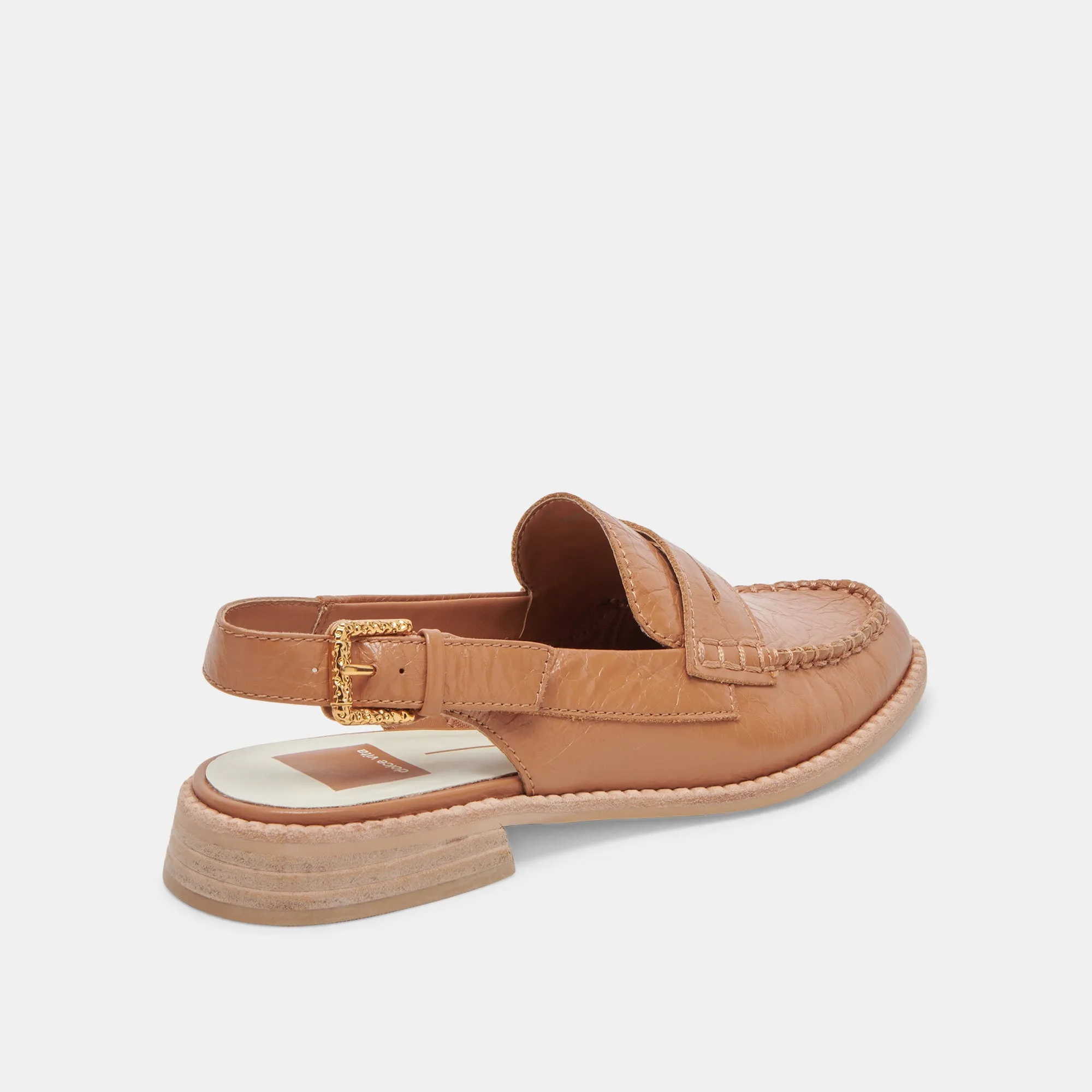 HARDI LOAFERS BRAUN KRÄUSELNDES GLANZLEDER