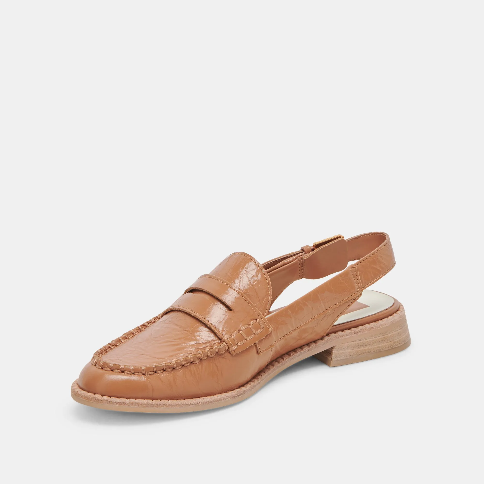 HARDI LOAFERS BRAUN KRÄUSELNDES GLANZLEDER