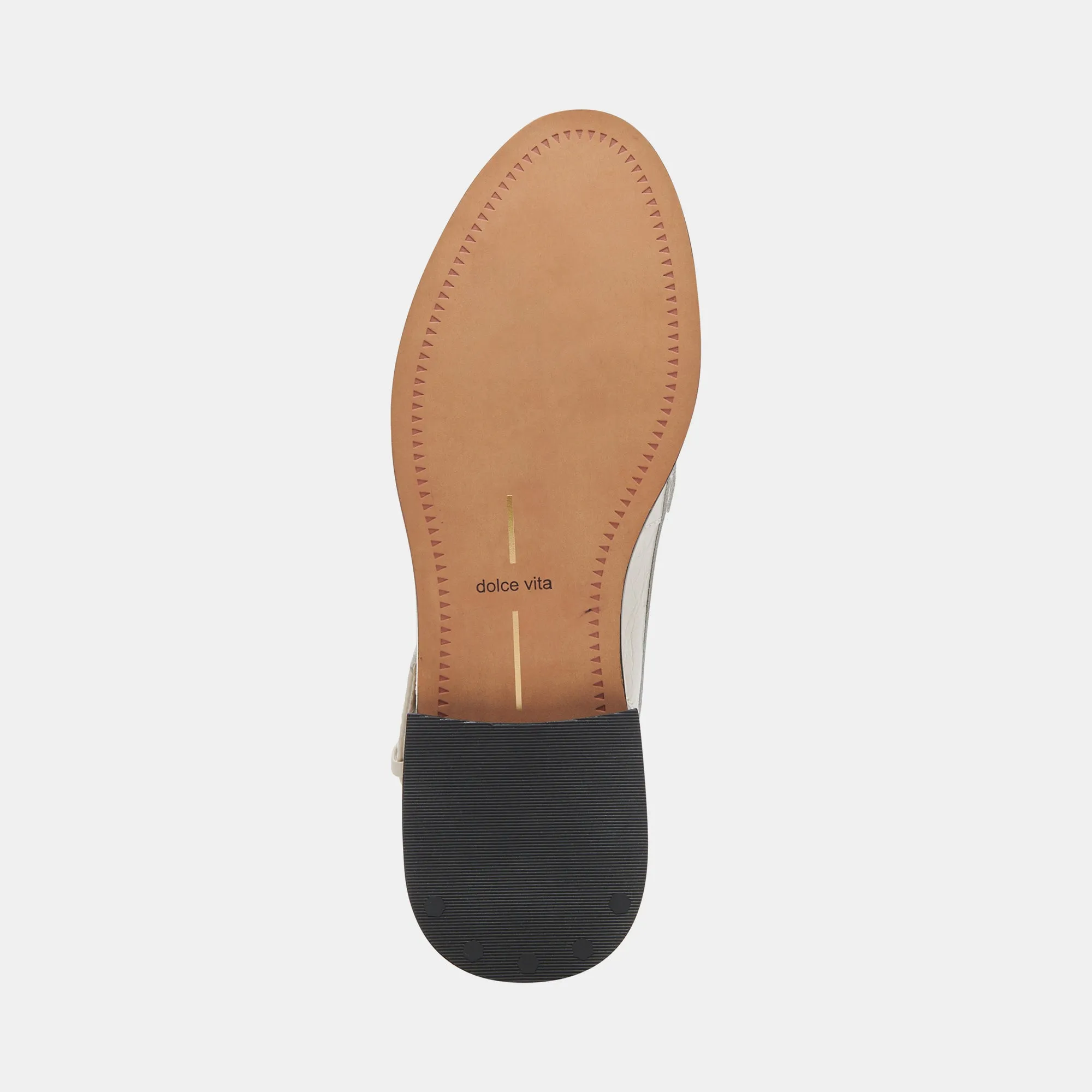 HARDI WEITE LOAFERS IN ELFENBEIN MIT KRAUSEL-PATENT