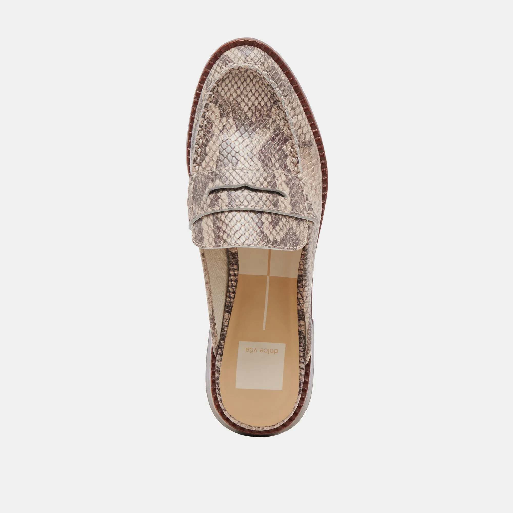 HAVAN LOAFERS SAND SCHLANGE GEPRÄGT