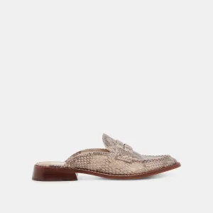HAVAN LOAFERS SAND SCHLANGE GEPRÄGT