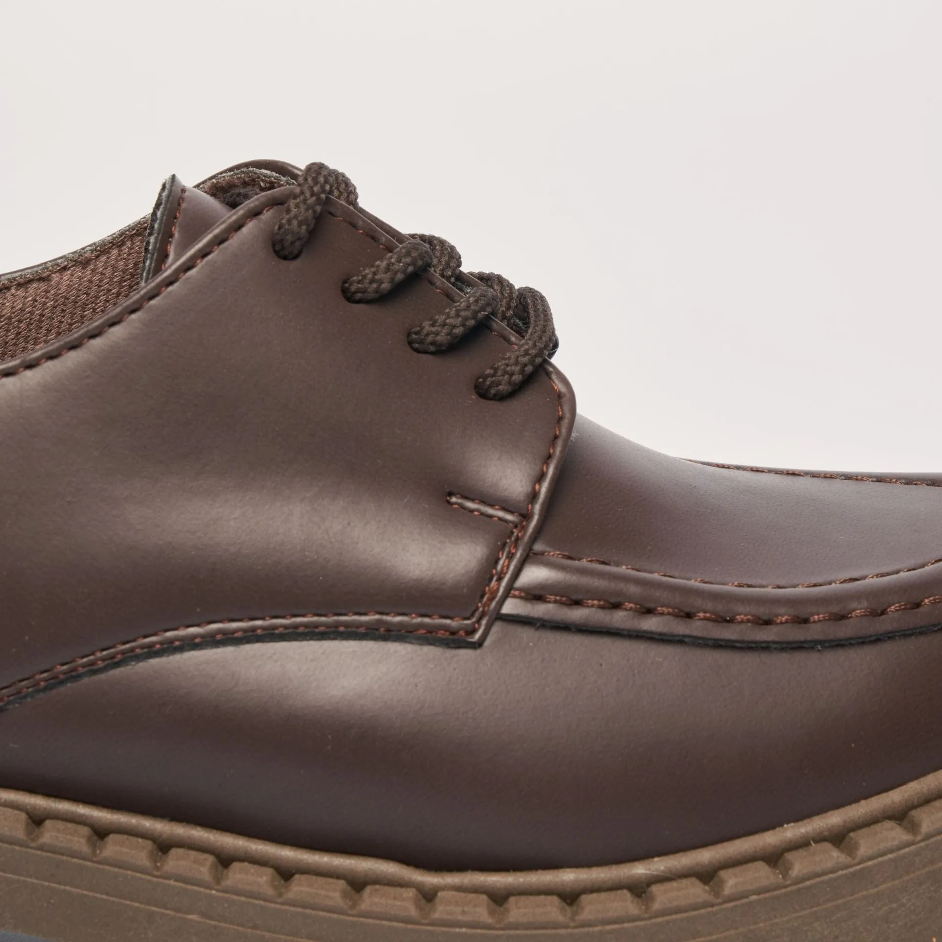 Helen Damen Apfel-Leder Vegane Loafers | Schokolade