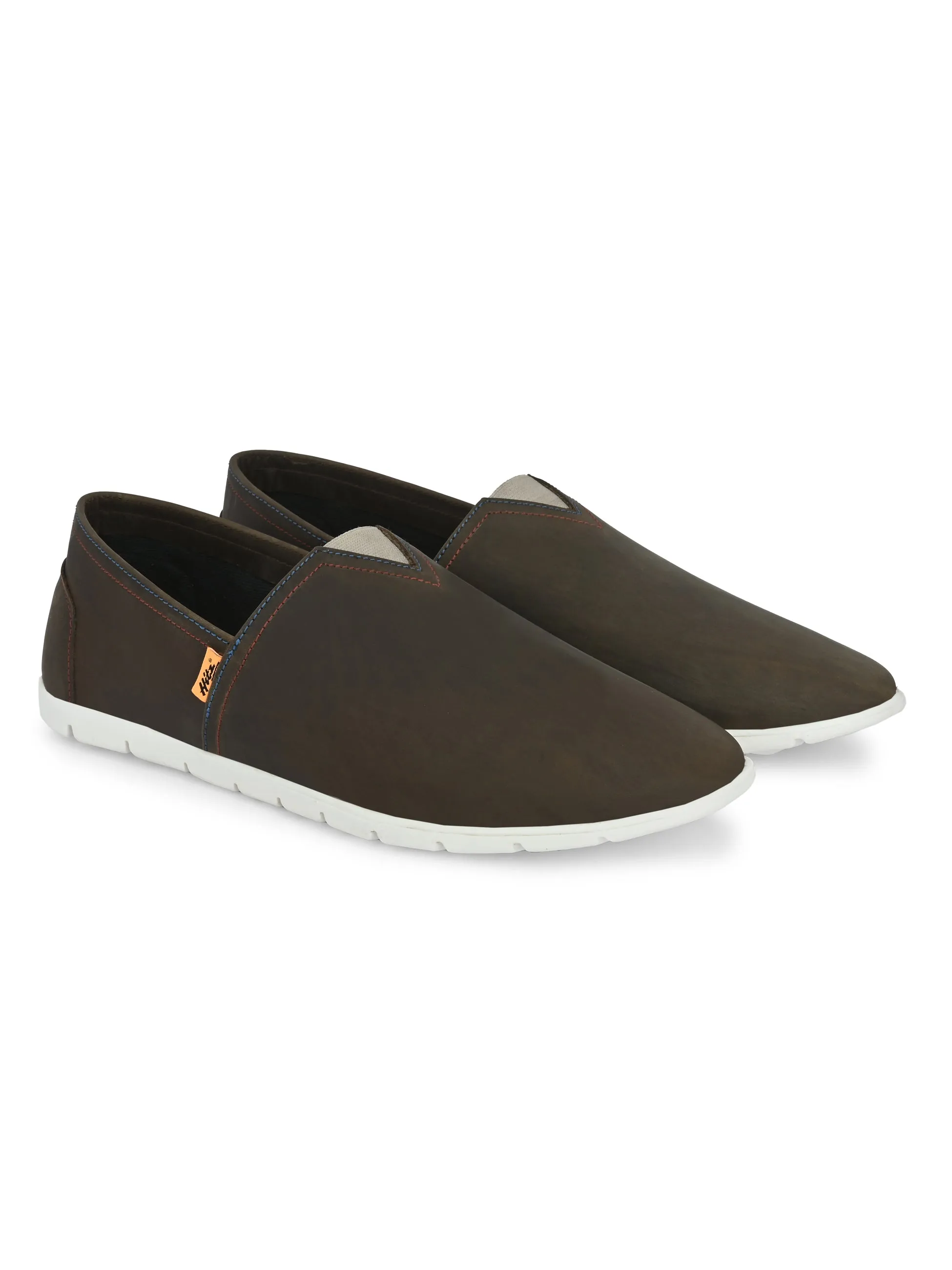 Hitz Herren Coco-Leder Schlupfschuhe für den Casual-Look