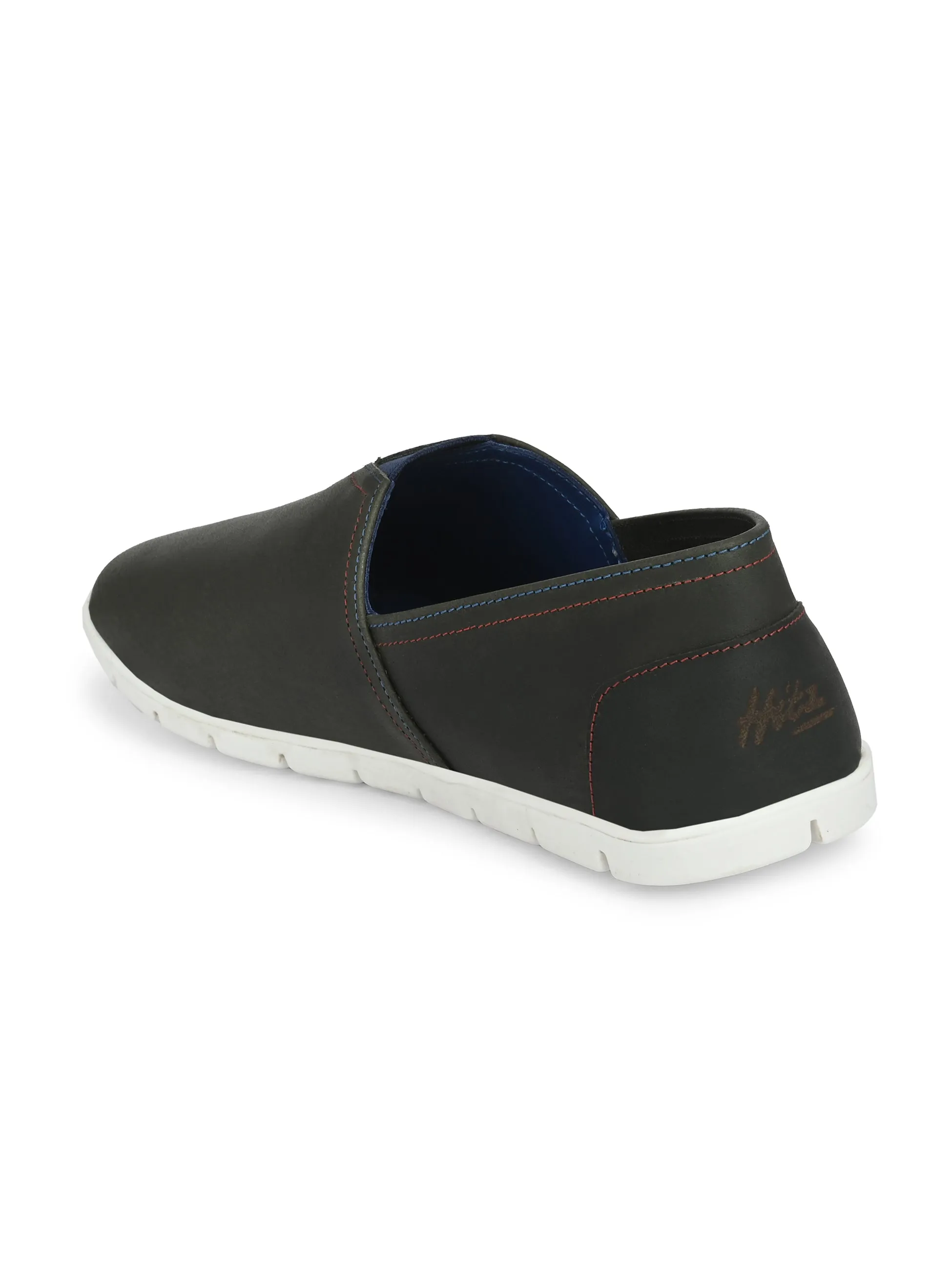 Hitz Herren Schlupfschuhe aus Olivenleder für den Casual-Look