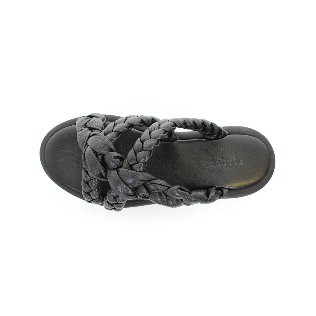 INDIANA SCHWARZE SANDALEN