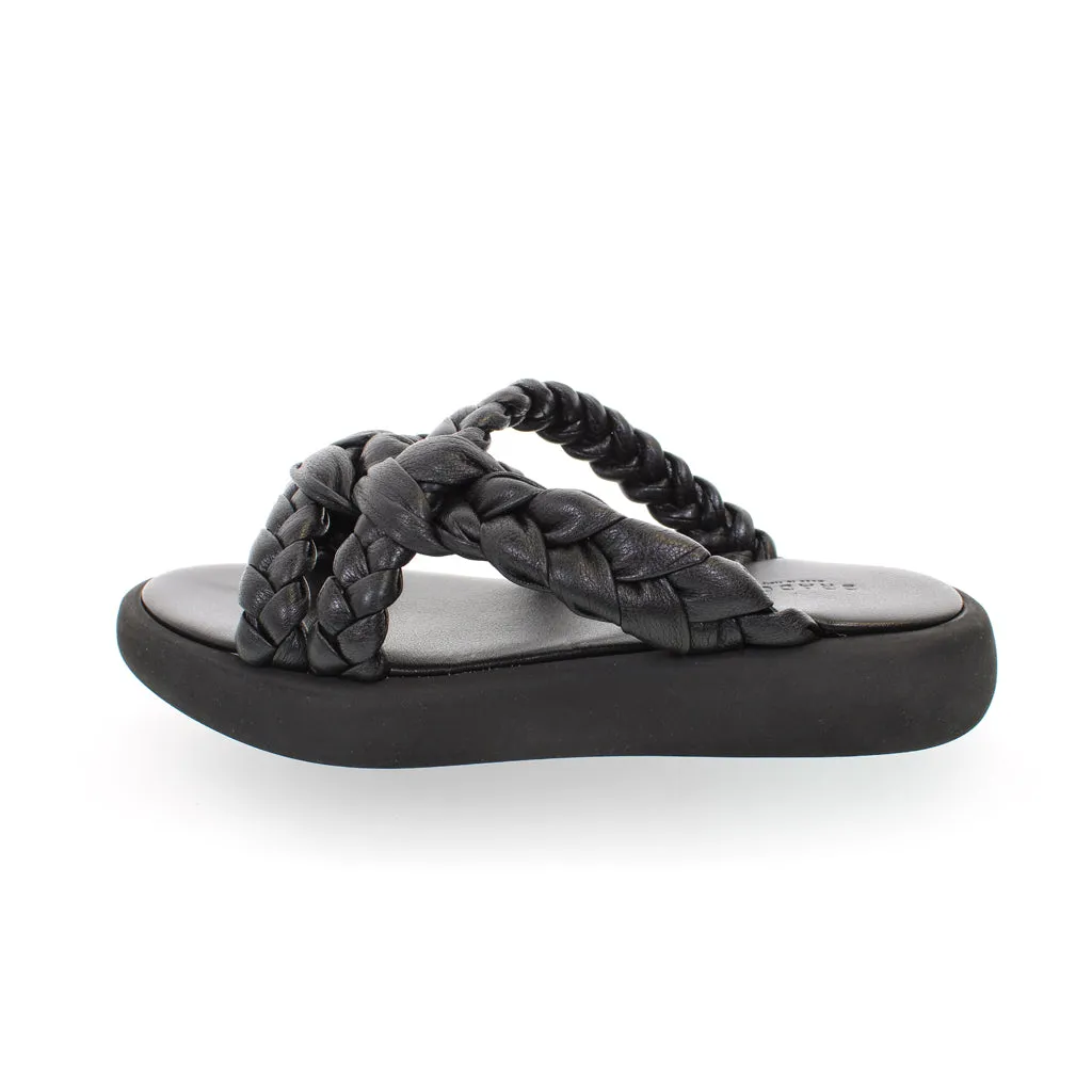 INDIANA SCHWARZE SANDALEN