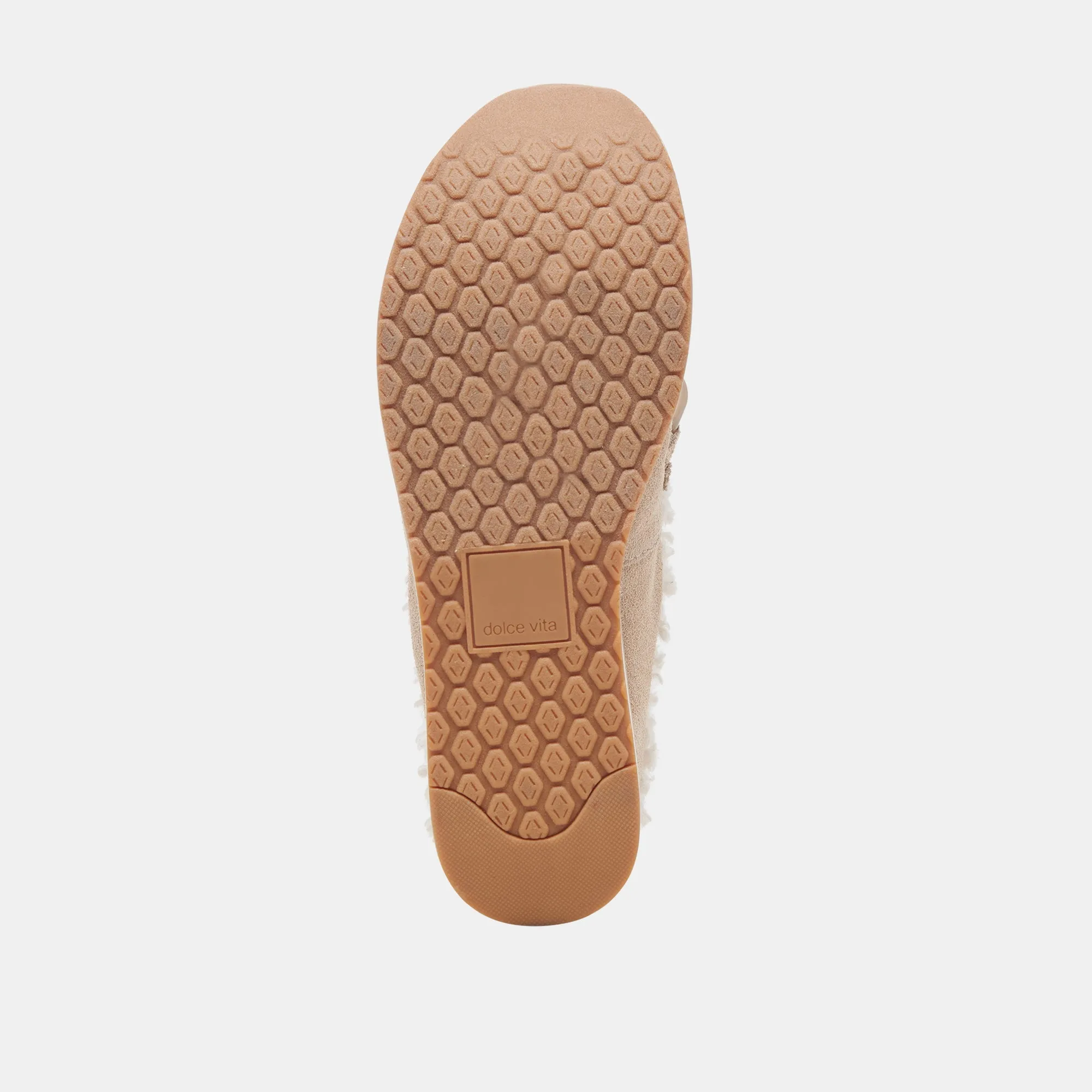 JAMEY PLUSH SNEAKERS TAUBE WILDLEDER