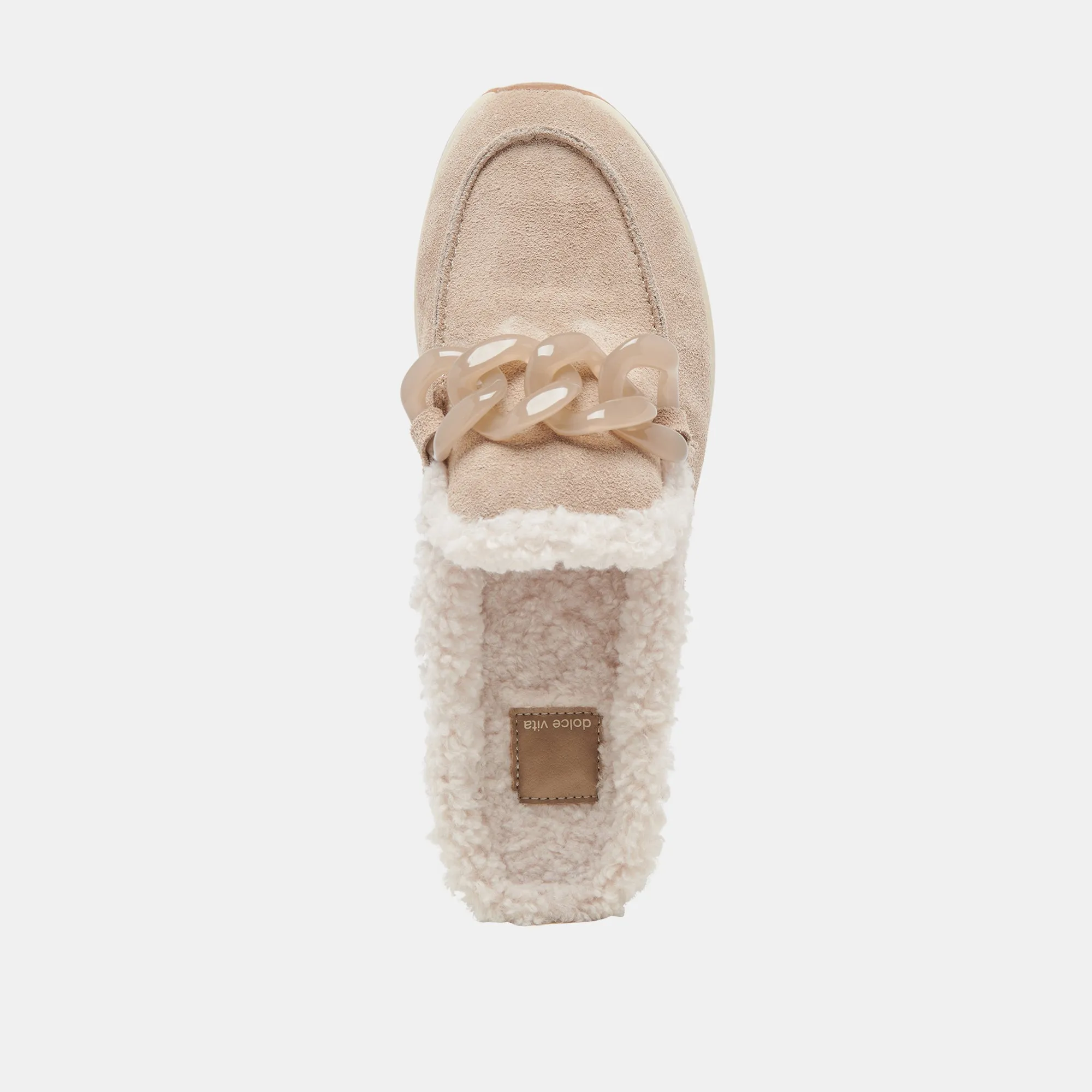 JAMEY PLUSH SNEAKERS TAUBE WILDLEDER