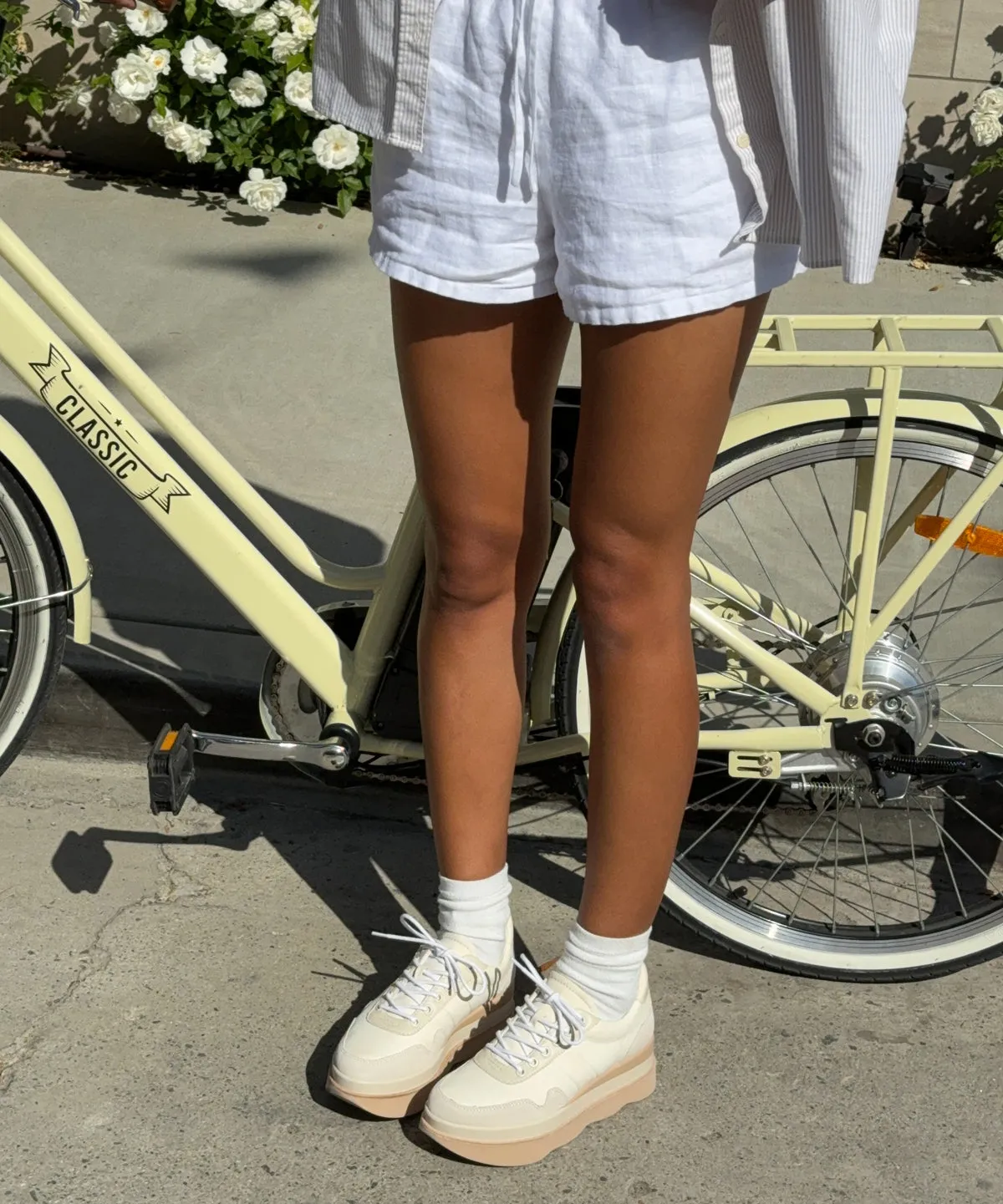 JAYNE SNEAKERS ELFENBEIN NUBUK