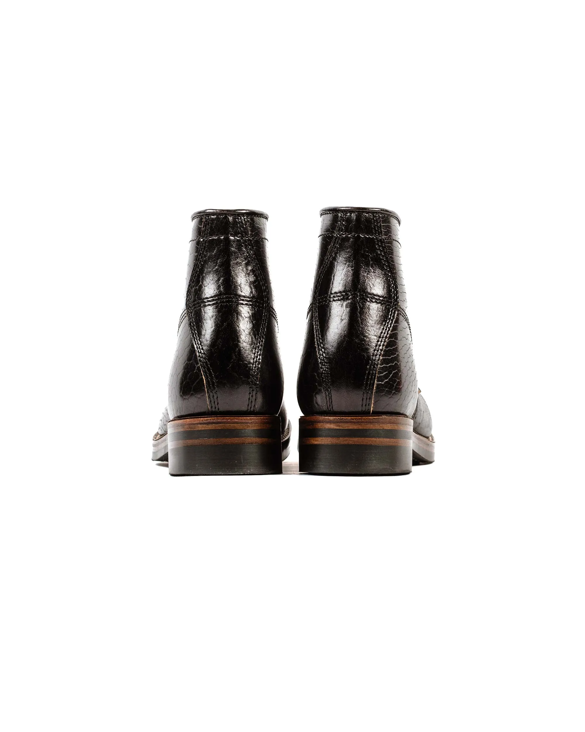 John Lofgren Bootmaker Ludlow Stiefel Shinki Hikaku Pferdehinterleder Schwarz