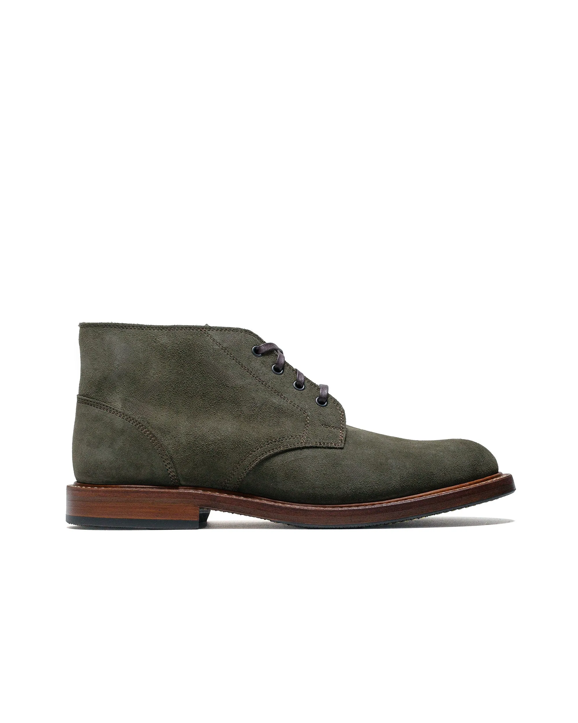 John Lofgren Bootmaker Die standhaften Chukka-Stiefel Japanisches Suede Olive