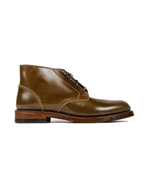 John Lofgren Bootmaker Die standhaften Chukka-Stiefel Shinki Hikaku Shell Cordovan Olive