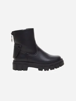 Kama Vegan Leder Stiefel | Schwarz