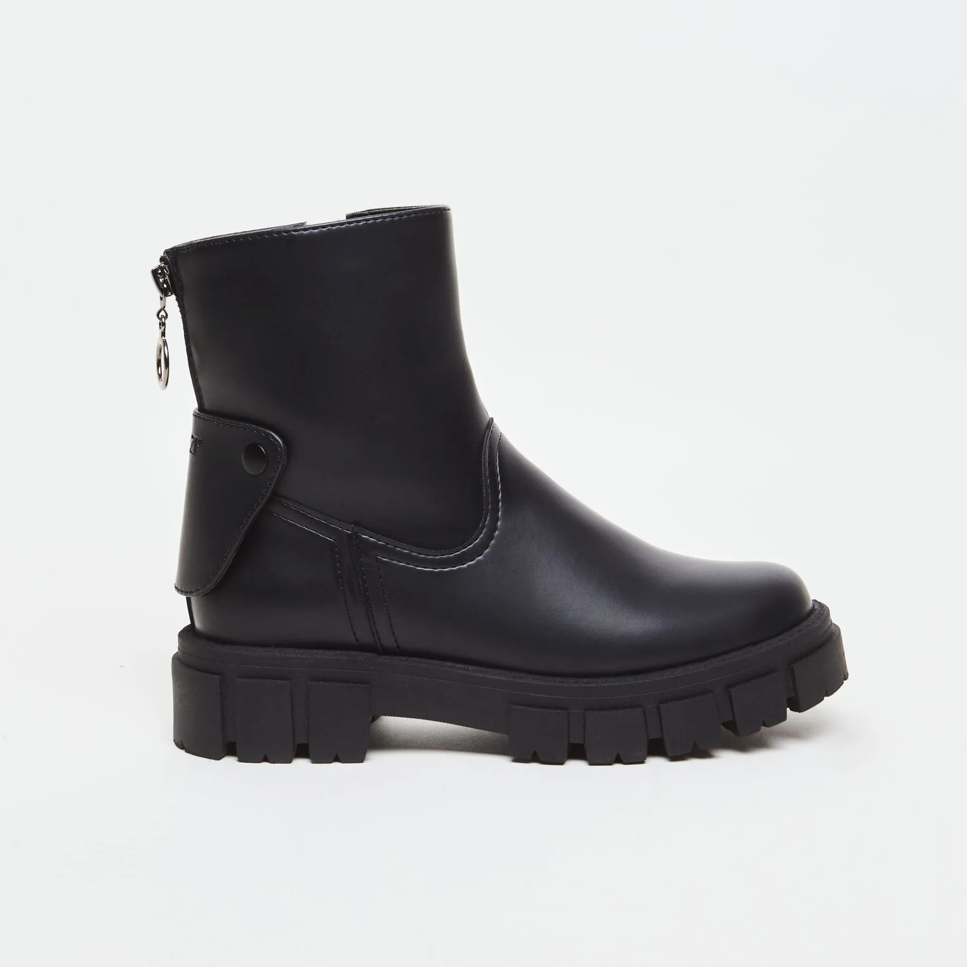 Kama Vegan Leder Stiefel | Schwarz