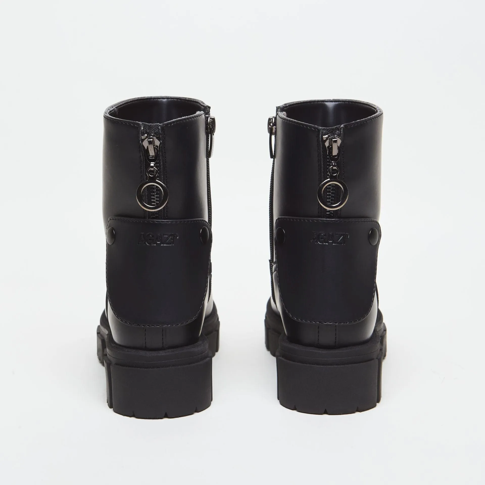 Kama Vegan Leder Stiefel | Schwarz