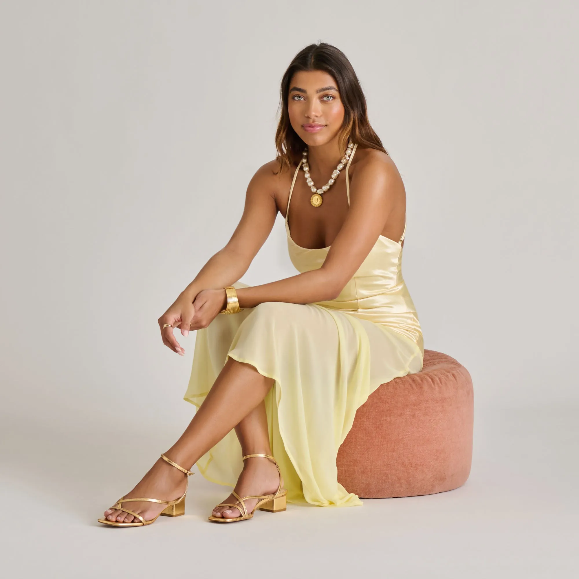 KARLOS SANDALETTEN GOLD METALLIC STELLA