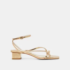 KARLOS SANDALETTEN GOLD METALLIC STELLA