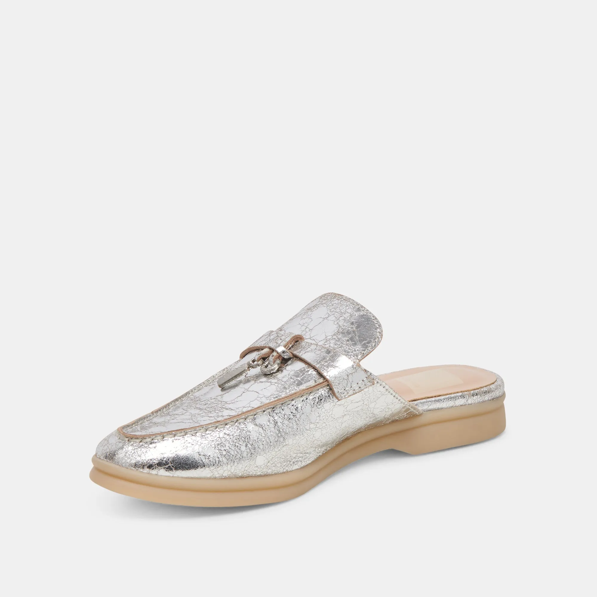 LASAIL FLATS SILBER ANTIKE LEDER
