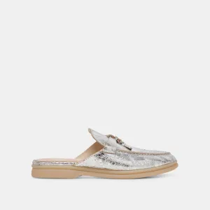 LASAIL FLATS SILBER ANTIKE LEDER