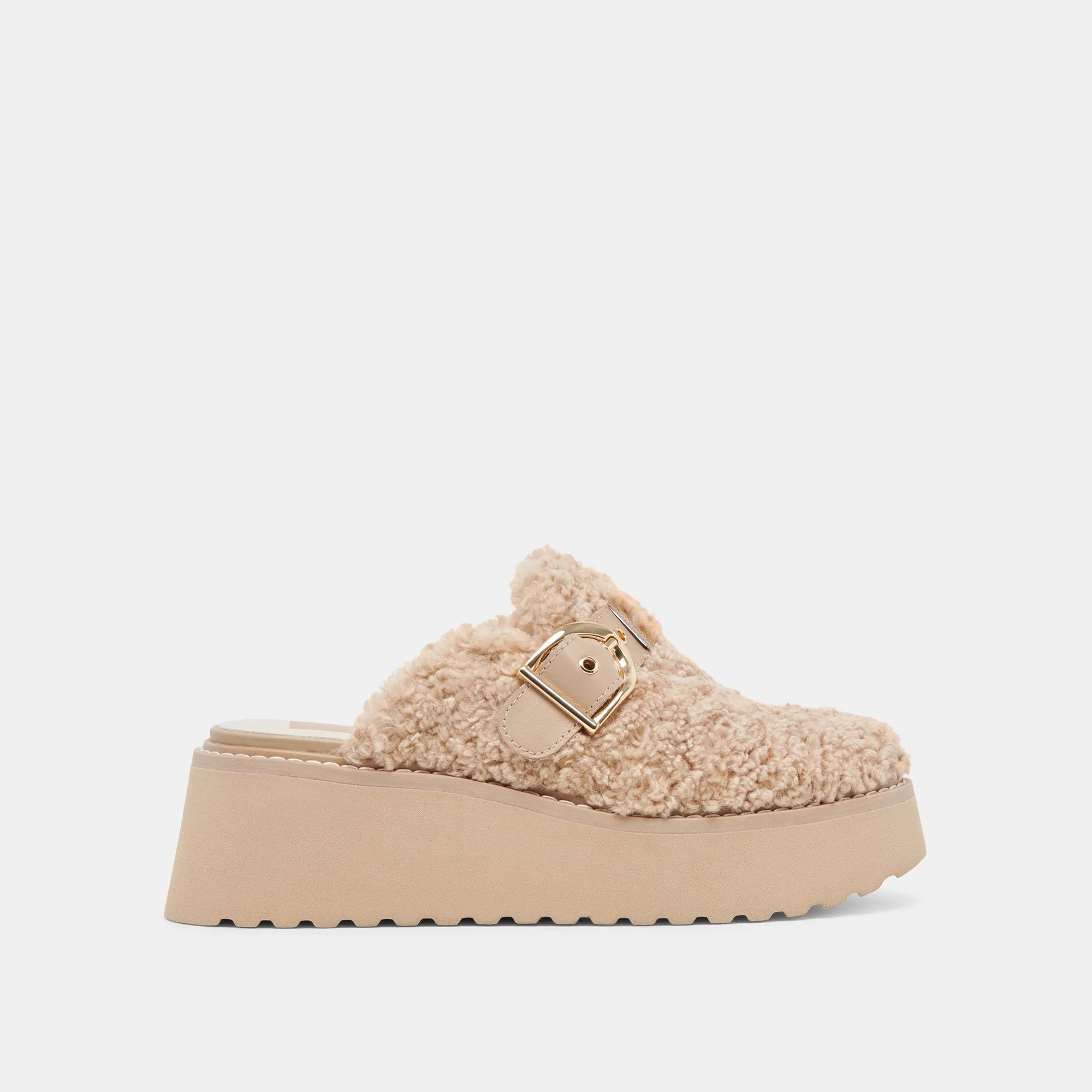 LELANI PLUSH FLATS NATURPLÜSCH