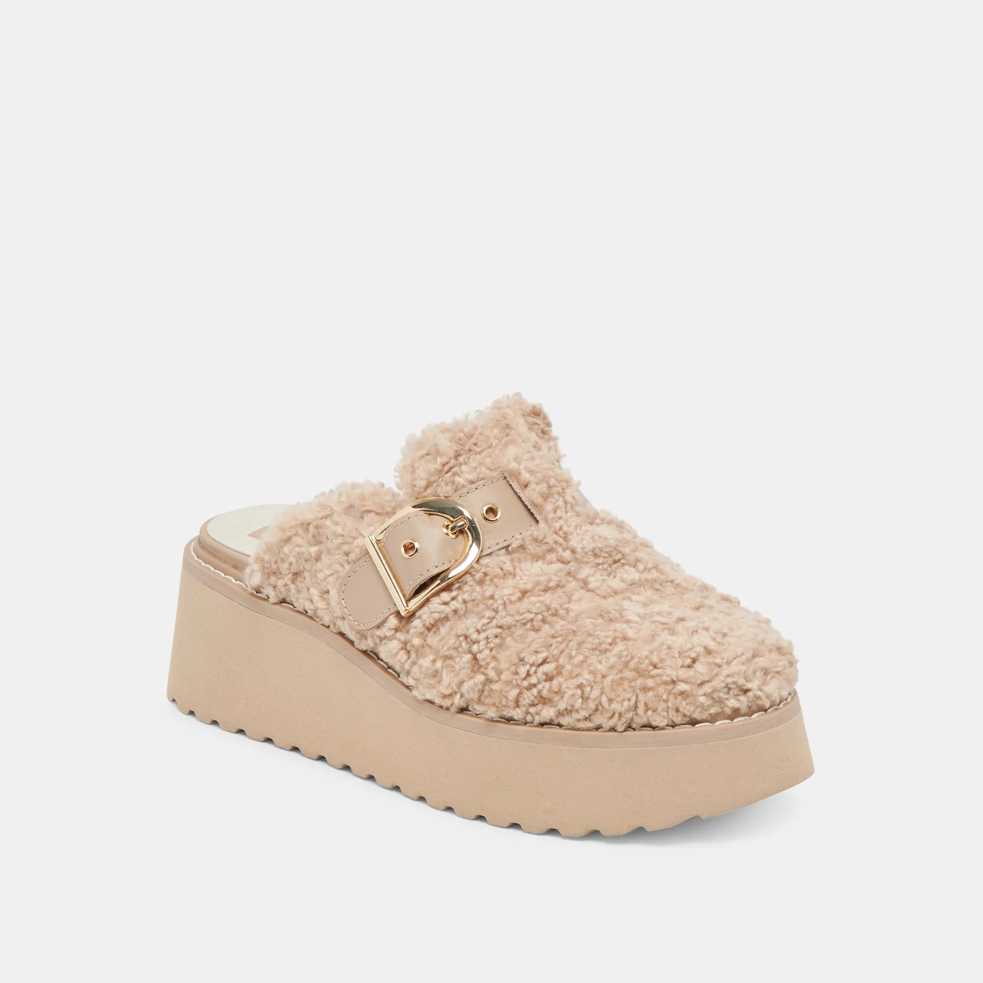 LELANI PLUSH FLATS NATURPLÜSCH