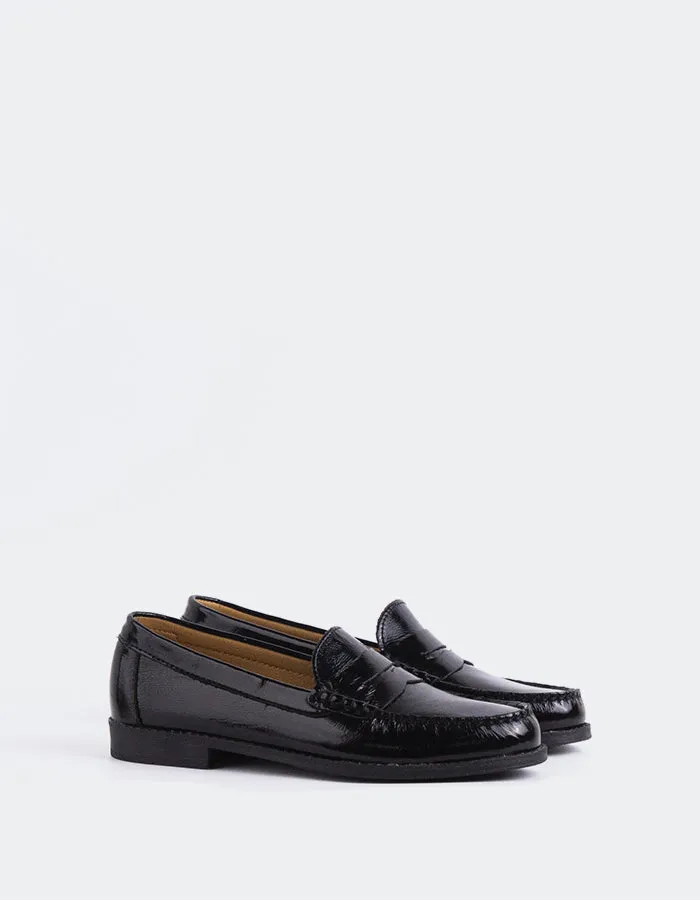 Lettine Black Nappa Leder