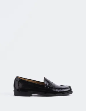 Lettine Black Nappa Leder