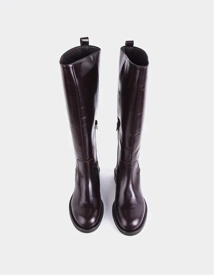 Lherma Braun Leder