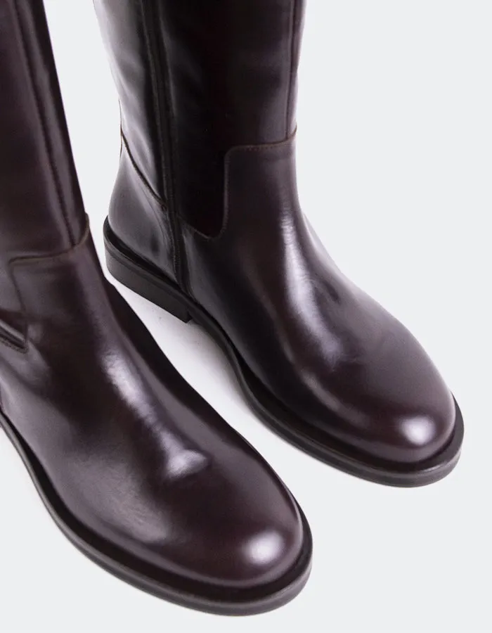 Lherma Braun Leder