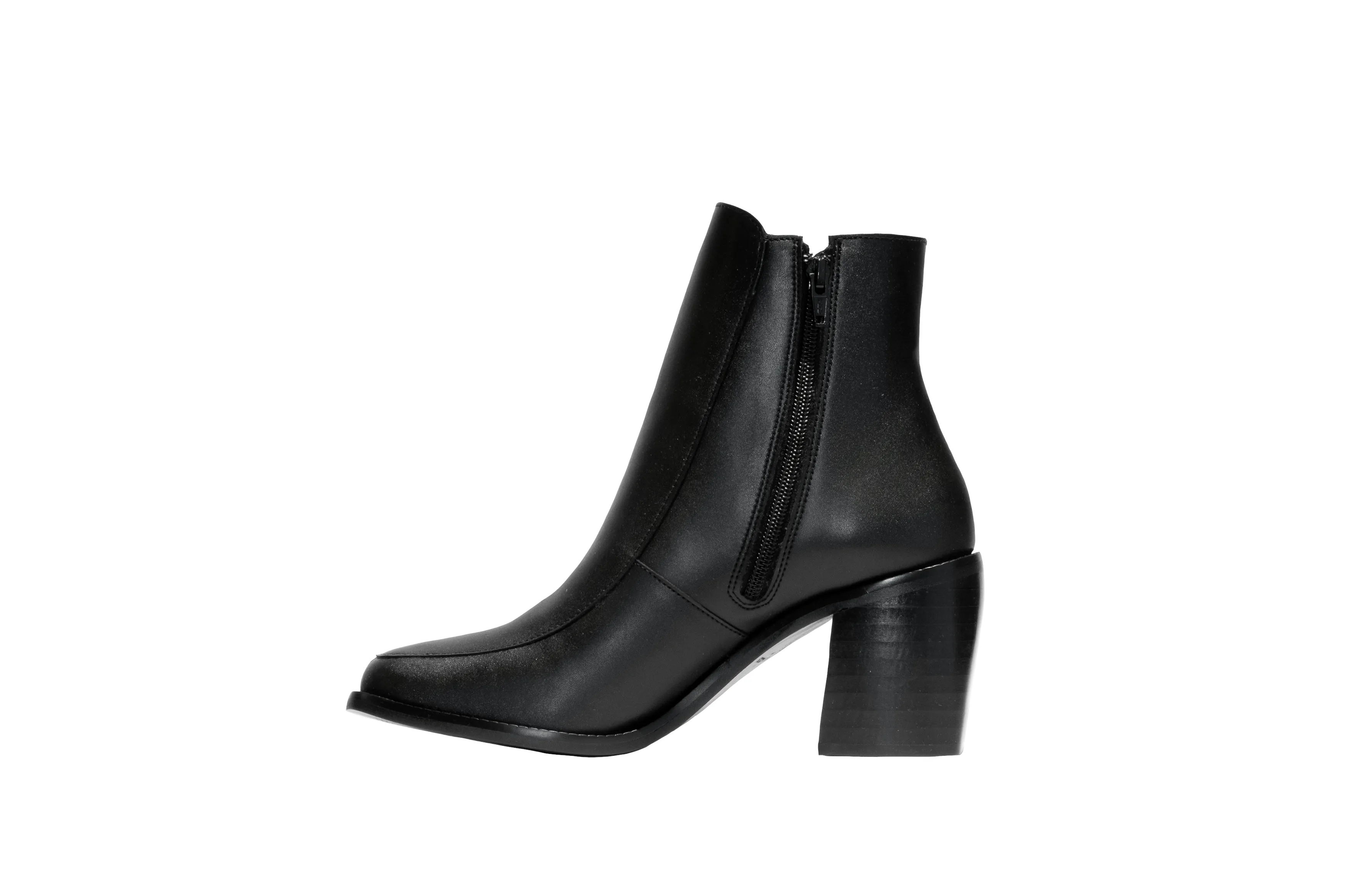 Linnea Damen Vegane Stiefeletten mit Absatz | Stiefel