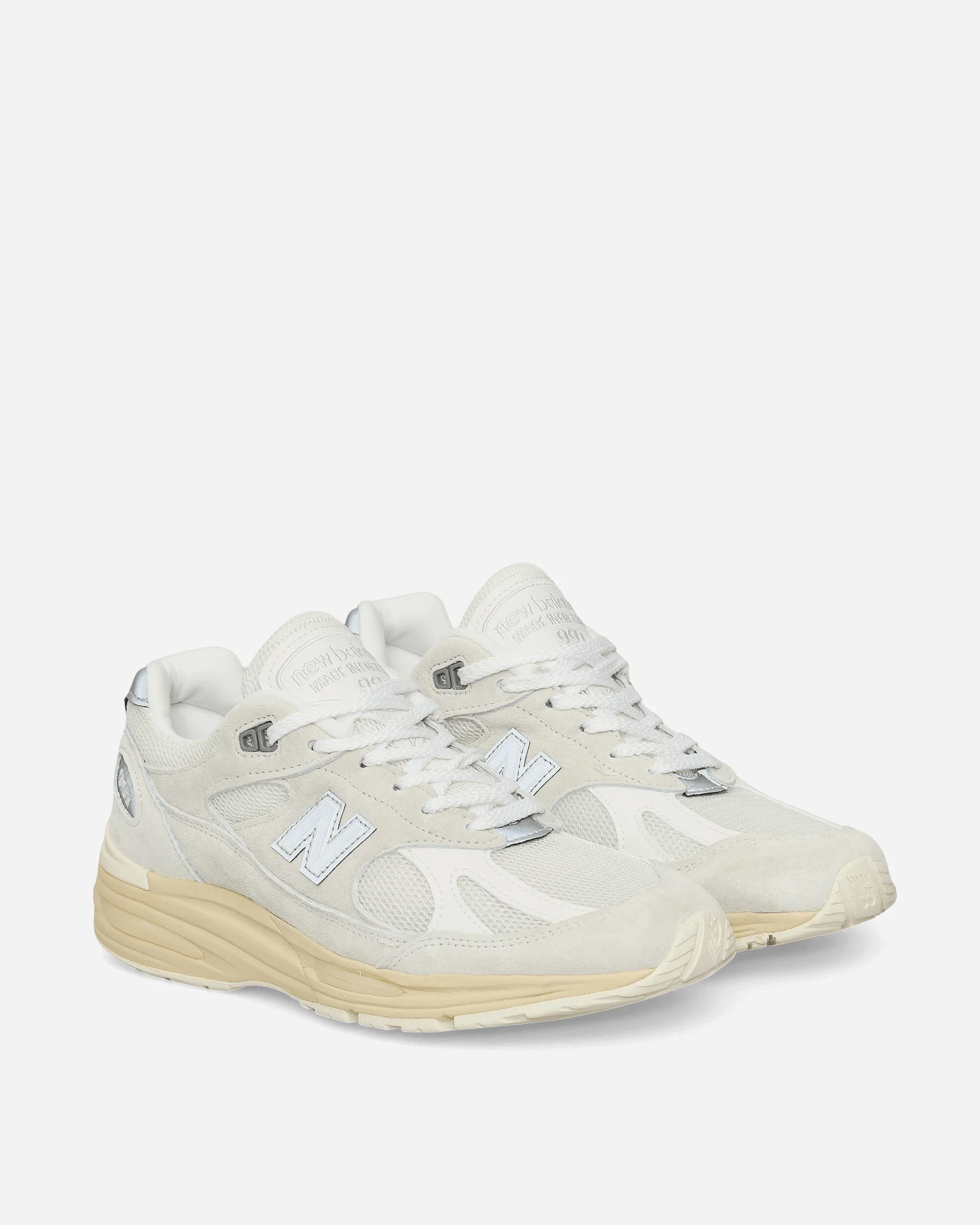 Hergestellt in Großbritannien 991v2 Sneakers Windspiel / Weiß / Gefrorener Tau