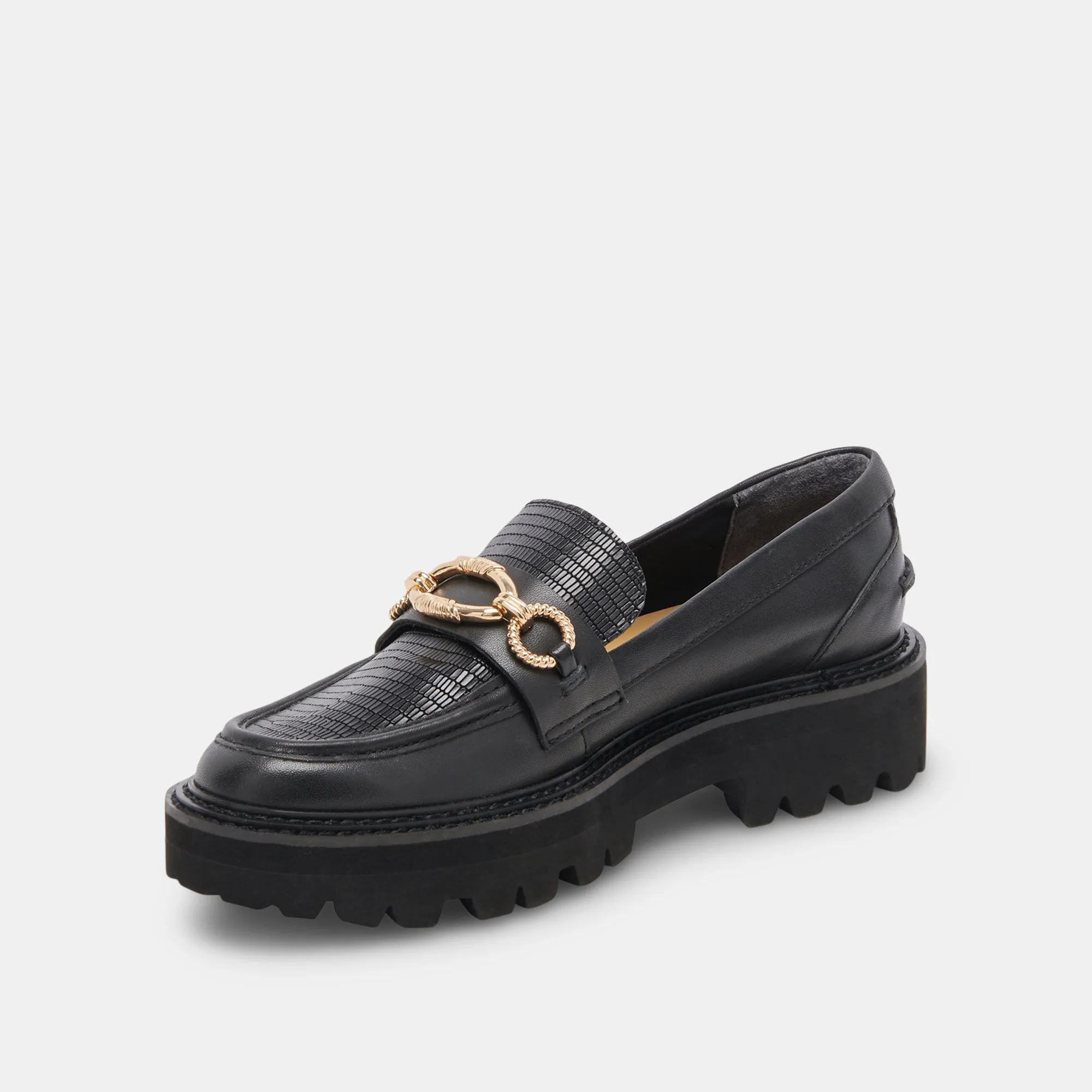 MAMBO LOAFERS SCHWARZ MULTI LEDER