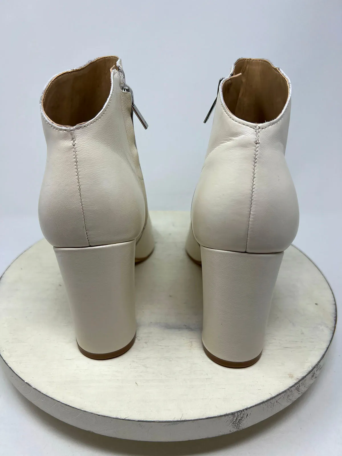 Marc Fisher Schuhgröße 10 Elfenbein Knöchelstiefel OVP