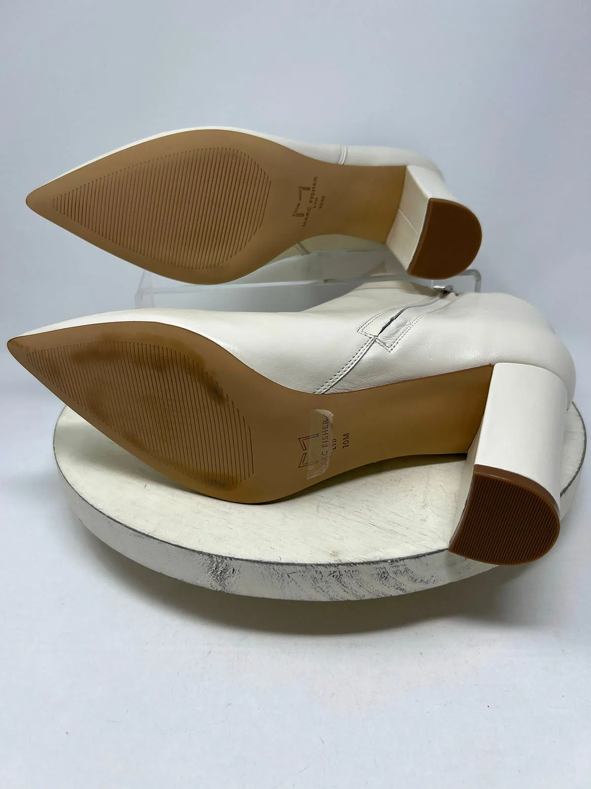 Marc Fisher Schuhgröße 10 Elfenbein Knöchelstiefel OVP