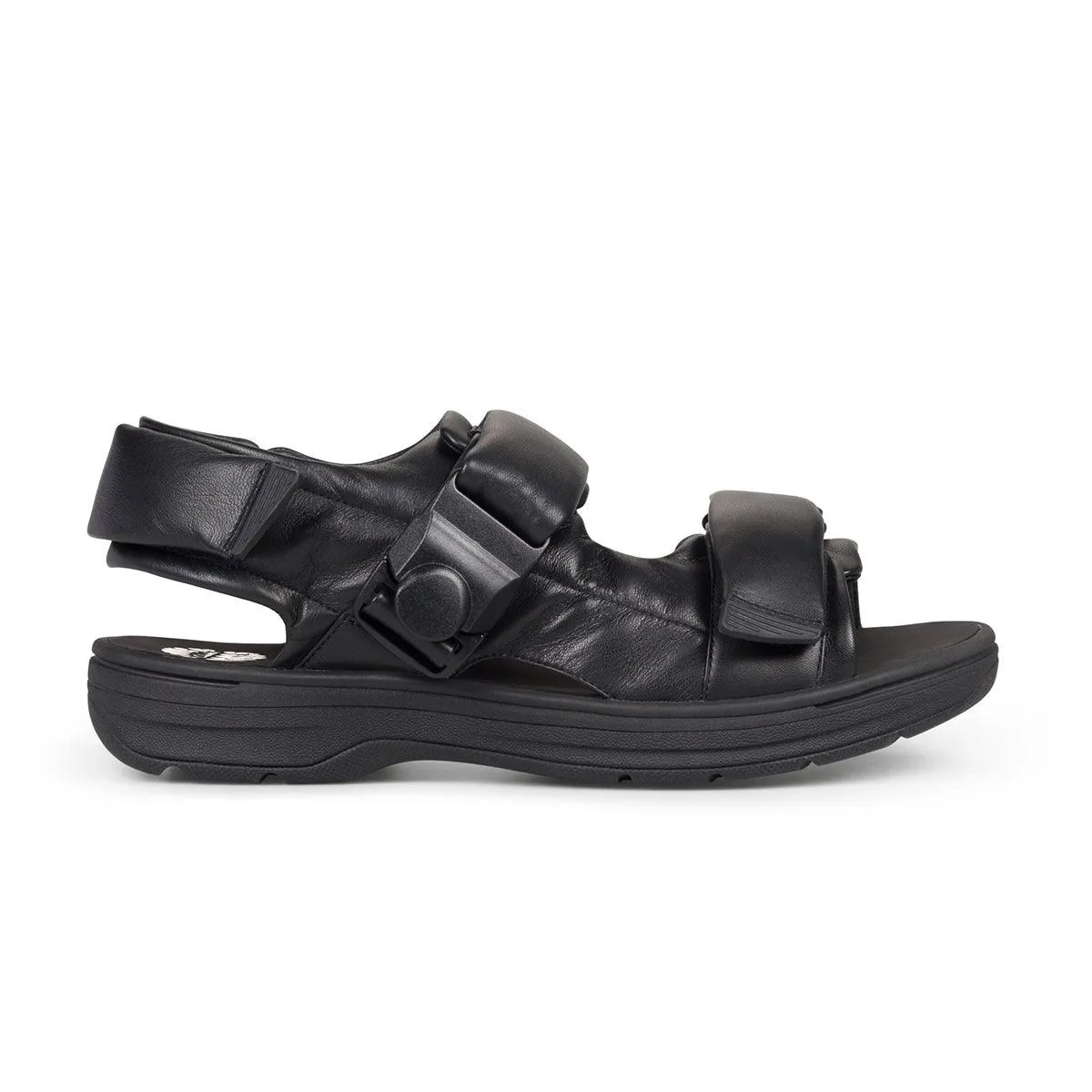   Martine Rose Sandalette 'Schwarzes Leder'