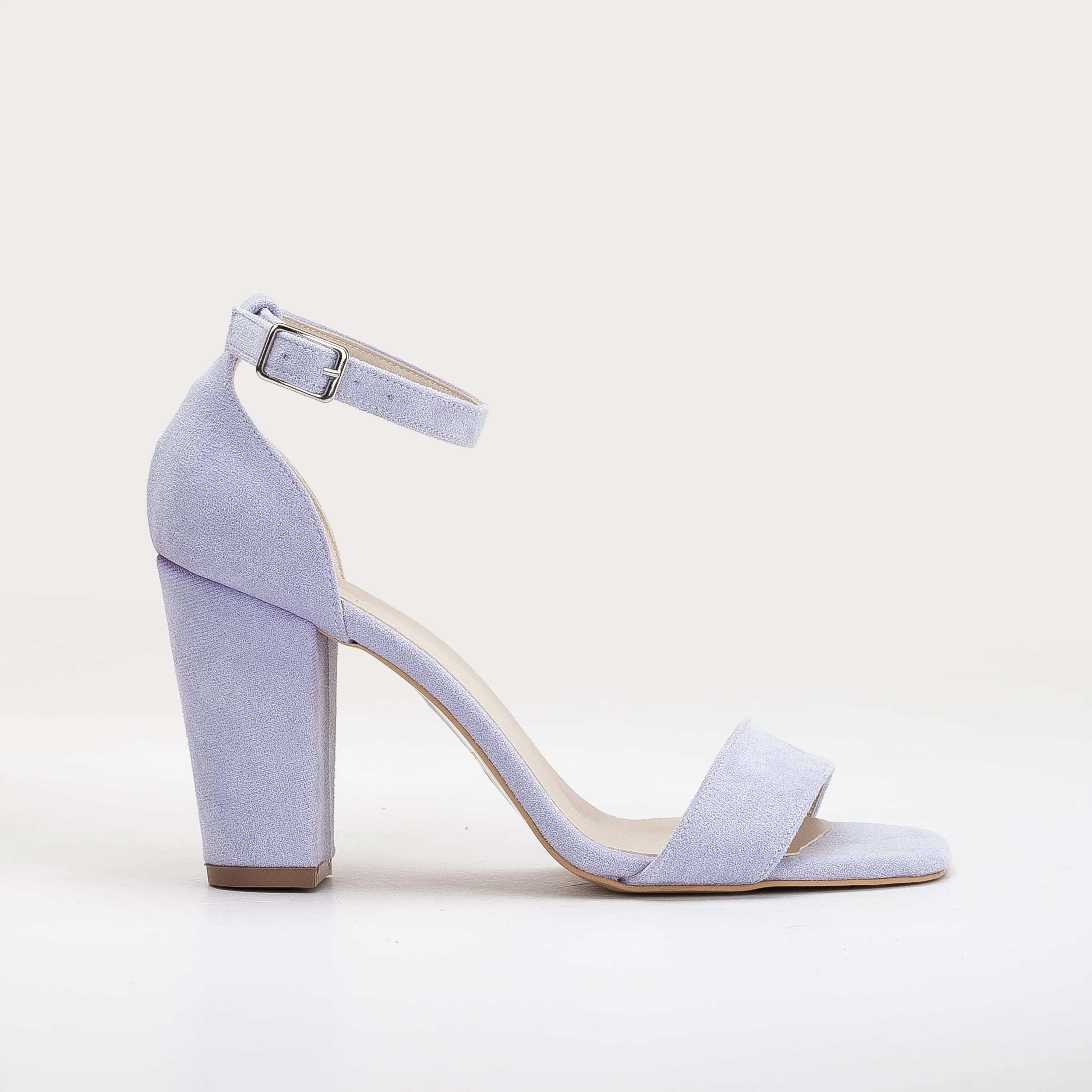 Melissa Vegan Wildleder Perlen Absatz Sandalen | Lila